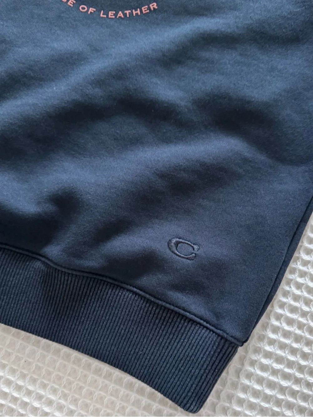 Coach Black Crewneck Sweatshirt with Multicolor Logo, Size: XSmall